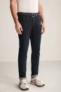 Slim Fit Lacivert 5 Cepli Denim Pantolon - Thumbnail