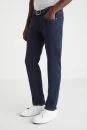 Slim Fit Lacivert 5 Cepli Denim Pantolon - Thumbnail