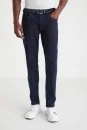 Slim Fit Lacivert 5 Cepli Denim Pantolon - Thumbnail