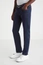 Slim Fit Lacivert 5 Cepli Denim Pantolon - Thumbnail