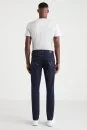 Slim Fit Lacivert 5 Cepli Denim Pantolon - Thumbnail