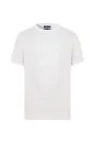 Supima Pamuk Bisiklet Yaka Tencel Beyaz Çocuk T-Shirt - Thumbnail