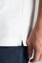 Supima Pamuk Bisiklet Yaka Tencel Beyaz T-Shirt - Thumbnail