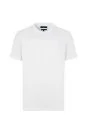 Supima Pamuk Bisiklet Yaka Tencel Beyaz T-Shirt - Thumbnail