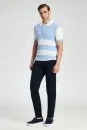 Pamuk Karışım Slim Fit 5 Cep Lacivert Chino Pantolon - Thumbnail