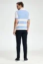 Pamuk Karışım Slim Fit 5 Cep Lacivert Chino Pantolon - Thumbnail