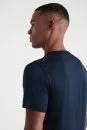 Lacivert V Yaka Basic T-Shirt - Thumbnail