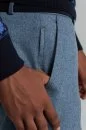 Yün Kaşmir Çelik Mavi Flanel Chino Pantolon Yün Kaşmir Çelik Mavi Flanel Chino Pantolon - Thumbnail