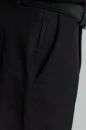 Yün Kaşmir Siyah Flanel Chino Pantolon Yün Kaşmir Siyah Flanel Chino Pantolon - Thumbnail
